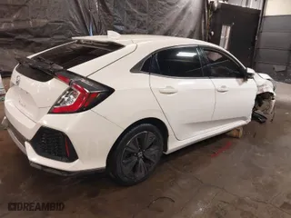 2017 Honda Civic Hatchback EX-L Navi with VIN SHHFK7H75HU400887, listed as a IAAI auction lot 41526827 with 75,104 mi miles. Bid and sale history available at carsss.com. Image 4.