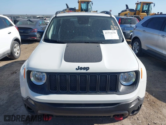 2023 Jeep Renegade Trailhawk with VIN ZACNJDC10PPP71428, listed as a IAAI auction lot 41774118 with 29,413 mi miles and . Bid and sale history available at DreamBid. Image 12.