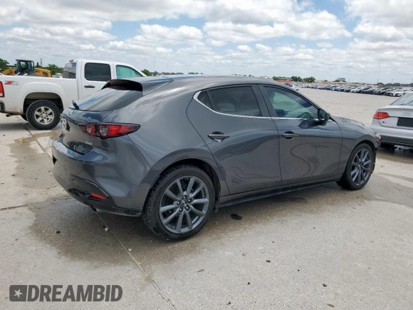 2020 Mazda 3 with VIN JM1BPALM3L1161384, listed as a Copart auction lot 55937155 with 89,812 mi miles and Salvage title. Bid and sale history available at DreamBid. Image 3.