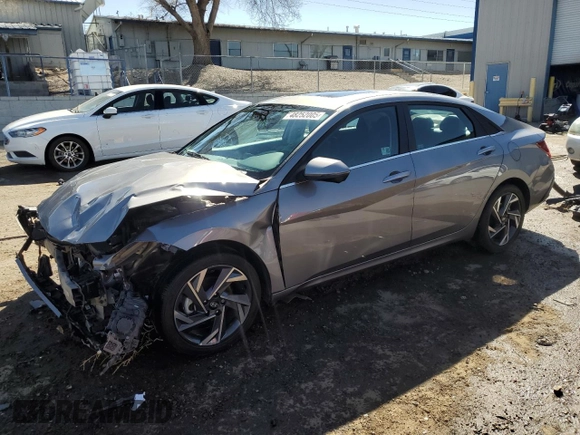 2024 Hyundai Elantra Limited with VIN KMHLP4DG7RU741495, listed as a Copart auction lot 48252005 with 15,049 mi miles and Salvage Title. Bid and sale history available at DreamBid. Image 1.