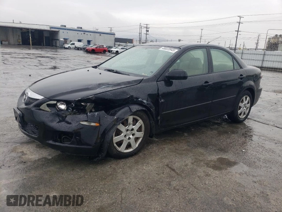 2006 Mazda 6 i with VIN 1YVFP80C465M00681, listed as a Copart auction lot 48023945 with 157,555 mi miles and Salvage Title. Bid and sale history available at carsss.com. Image 1.