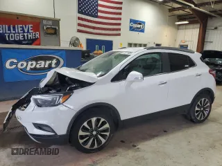 2019 Buick Encore Essence with VIN KL4CJGSM1KB730584, listed as a Copart auction lot 47871685 with 108,093 mi miles and Salvage Title. Bid and sale history available at carsss.com. Image 1.