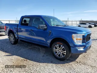 2022 Ford F-150 XL with VIN 1FTEW1EPXNFB96436, listed as a Copart auction lot 46792805 with Not provided miles and Salvage title. Bid and sale history available at DreamBid. Image 4.