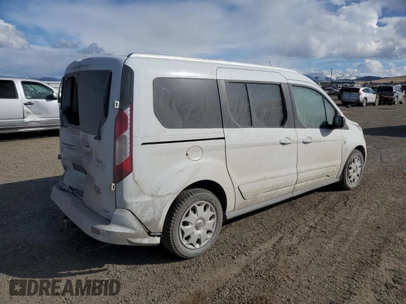 2015 Ford Transit Connect XLT z VIN NM0GS9F70F1194675, wystawiony jako Copart lot #49345235 z przebiegiem 99 228 mil mil oraz Szkoda całkowita • Salvage title. Historia ofert i sprzedaży dostępna na DreamBid. Obrazek 3.