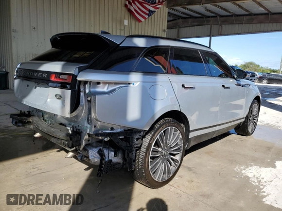 2020 Land Rover Range Rover Velar R-Dynamic S with VIN SALYK2EX8LA286590, listed as a Copart auction lot 41683304 with 43,801 mi miles. Bid and sale history available at carsss.com. Image 3.