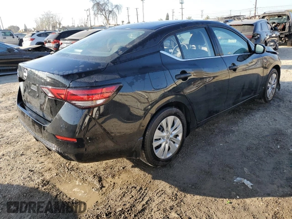 2024 Nissan Sentra S with VIN 3N1AB8BV2RY317533, listed as a Copart auction lot 41345885 with 2,399 mi miles and Salvage Title. Bid and sale history available at DreamBid. Image 3.