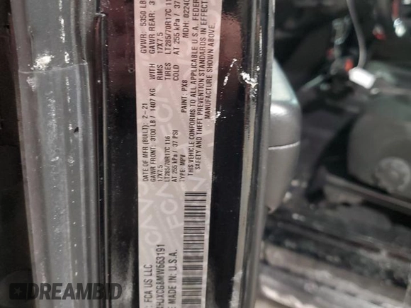 2021 Jeep Wrangler Rubicon with VIN 1C4HJXCG8MW663191, listed as a Copart auction lot 46419825 with 43,894 mi miles and Salvage title. Bid and sale history available at DreamBid. Image 13.