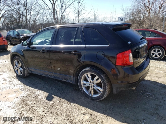 2013 Ford Edge Limited with VIN 2FMDK3K95DBA51566, listed as a Copart auction lot 46527175 with 191,093 mi miles and Salvage Title. Bid and sale history available at carsss.com. Image 2.