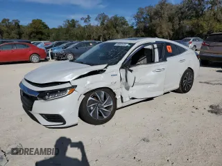 2020 Honda Insight Touring with VIN 19XZE4F90LE004874, listed as a Copart auction lot 48502635 with 29,795 mi miles and Non Repairable. Bid and sale history available at carsss.com. Image 1.