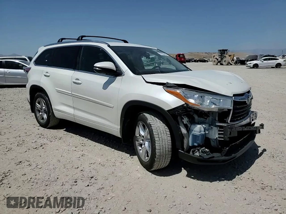 2015 Toyota Highlander Limited with VIN 5TDDKRFH5FS220155, listed as a Copart auction lot 61632405 with 152,932 mi miles and Salvage title. Bid and sale history available at DreamBid. Image 14.