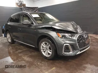2022 Audi Q5 S line Premium с VIN WA1GAAFY8N2081365, выставлен на аукционе IAAI как лот 41630360 с пробегом 21 134 миль миль и . История ставок и продаж доступна на DreamBid. Изображение 1.