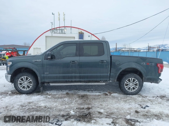 2015 Ford F-150 XLT with VIN 1FTEW1EP6FFB48630, listed as a IAAI auction lot 41597442 with 128,428 mi miles. Bid and sale history available at carsss.com. Image 14.