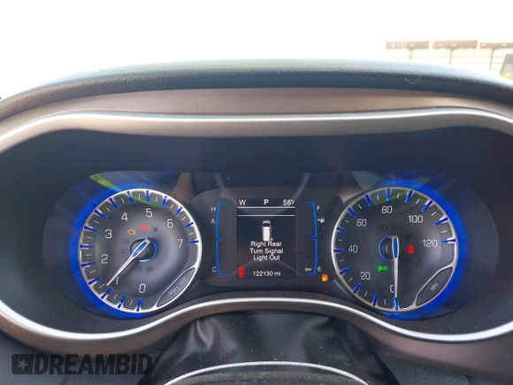 2017 Chrysler Pacifica Touring with VIN 2C4RC1DG0HR587782, listed as a IAAI auction lot 41954896 with 122,130 mi miles and . Bid and sale history available at DreamBid. Image 7.