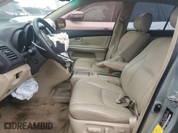 2006 Lexus RX 400h with VIN JTJHW31U860035783, listed as a Copart auction lot 46118265 with 227,055 mi miles and Salvage Title. Bid and sale history available at DreamBid. Image 7.