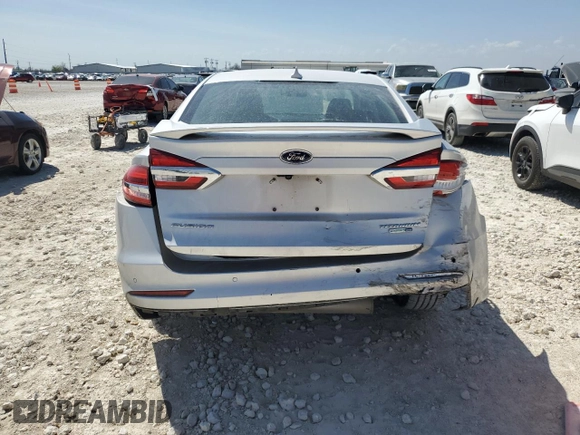 2019 Ford Fusion Titanium with VIN 3FA6P0D93KR184681, listed as a Copart auction lot 49898125 with 64,608 mi miles and Salvage Title. Bid and sale history available at carsss.com. Image 6.