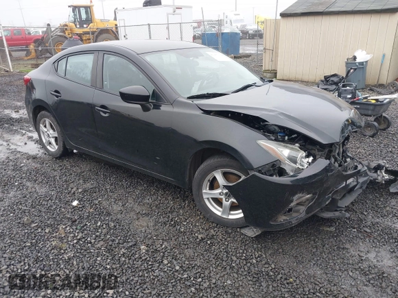 2015 Mazda 3 i SV with VIN JM1BM1T73F1243820, listed as a IAAI auction lot 41167112 with 126,063 mi miles. Bid and sale history available at carsss.com. Image 1.