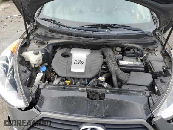 2015 Hyundai Veloster Turbo with VIN KMHTC6AE0FU221208, listed as a Copart auction lot 86242934 with 118,982 mi miles and Salvage title. Bid and sale history available at DreamBid. Image 11.