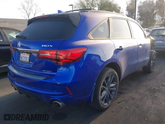 2019 Acura MDX Technology with VIN 5J8YD4H03KL016005, listed as a IAAI auction lot 41913564 with 75,408 mi miles and . Bid and sale history available at DreamBid. Image 4.