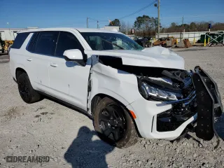 2023 Chevrolet Tahoe Commercial with VIN 1GNSCLED9PR430295, listed as a Copart auction lot 87807095 with 283 mi miles and Salvage Title. Bid and sale history available at carsss.com. Image 4.
