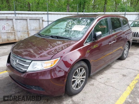 2013 Honda Odyssey EX-L с VIN 5FNRL5H64DB053215, выставлен на аукционе IAAI как лот 42332685 с пробегом 247 537 миль миль и . История ставок и продаж доступна на DreamBid. Изображение 2.