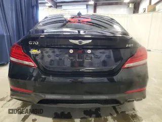 2021 Genesis G70 2.0T with VIN KMTG64LA7MU072306, listed as a Copart auction lot 46165345 with 78,452 mi miles and Clean title. Bid and sale history available at DreamBid. Image 6.