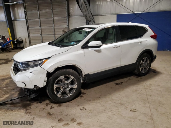 2019 Honda CR-V EX-L with VIN 5J6RW2H85KL026861, listed as a Copart auction lot 52482815 with 57,421 mi miles and Salvage Title. Bid and sale history available at carsss.com. Image 1.
