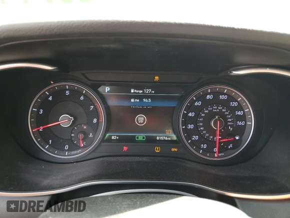 2020 Genesis G70 2.0T with VIN KMTG64LA7LU062308, listed as a Copart auction lot 83760714 with 81,576 mi miles and Non Repairable. Bid and sale history available at carsss.com. Image 9.