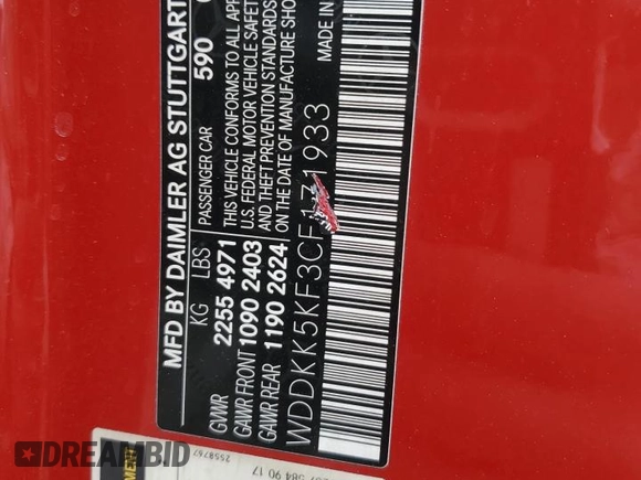 2012 Mercedes-Benz E 350 with VIN WDDKK5KF3CF171933, listed as a Copart auction lot 50933335 with 139,350 mi miles and Salvage Title. Bid and sale history available at DreamBid. Image 14.