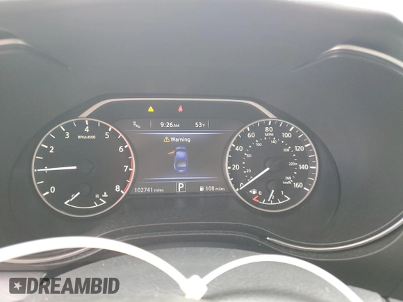 2018 Nissan Maxima SV with VIN 1N4AA6AP8JC377407, listed as a Copart auction lot 49978145 with 102,741 mi miles and Salvage Title. Bid and sale history available at DreamBid. Image 9.