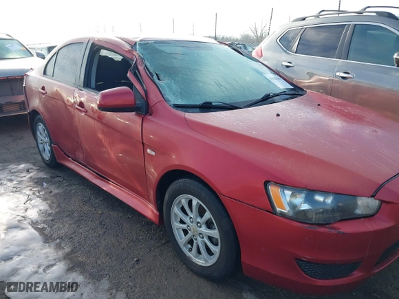 2012 Mitsubishi Lancer ES with VIN JA32U2FUXCU010520, listed as a IAAI auction lot 41628302 with 174492 miles. Bid and sale history available at carsss.com. Image 1.