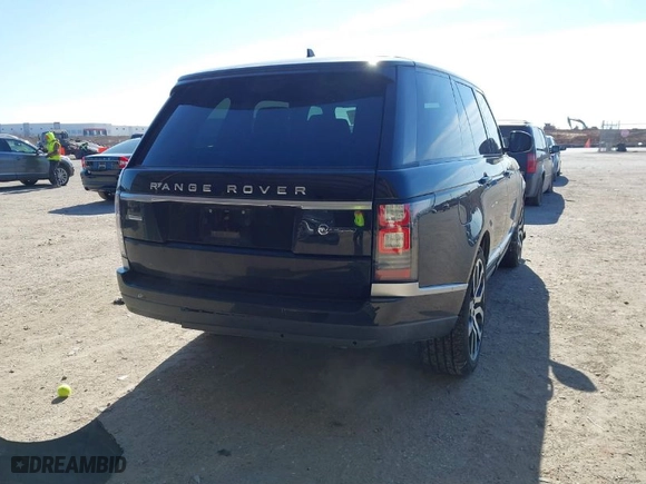 2015 Land Rover Range Rover Supercharged with VIN SALGS2TF2FA213516, listed as a IAAI auction lot 41353465 with NaN miles. Bid and sale history available at carsss.com. Image 4.