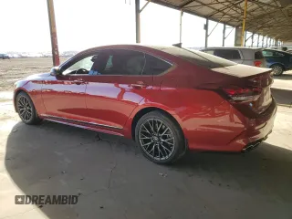 2020 Genesis G80 3.3T Sport with VIN KMTFN4JB3LU329745, listed as a Copart auction lot 78440464 with 24,089 mi miles and Salvage Title. Bid and sale history available at carsss.com. Image 2.