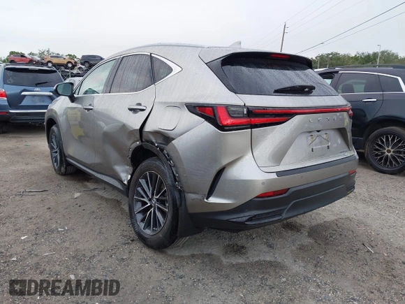 2022 Lexus NX 350 Premium with VIN 2T2GGCEZ1NC002402, listed as a IAAI auction lot 41312325 with 34,276 mi miles and . Bid and sale history available at DreamBid. Image 3.
