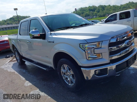 2015 Ford F-150 XLT with VIN 1FTEW1EG8FKE61864, listed as a IAAI auction lot 42120436 with 129,448 mi miles and . Bid and sale history available at DreamBid. Image 1.