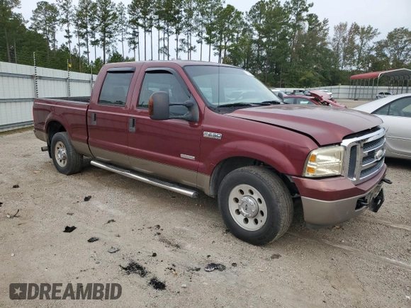 2006 Ford Super Duty F-250 XL with VIN 1FTSW20PX6EA72013, listed as a Copart auction lot 71580323 with 127,137 mi miles and Salvage Title. Bid and sale history available at carsss.com. Image 4.