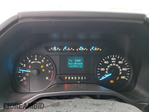 2016 Ford F-150 XL with VIN 1FTMF1C82GKE63988, listed as a Copart auction lot 51812445 with 143,797 mi miles and Salvage Title. Bid and sale history available at DreamBid. Image 9.