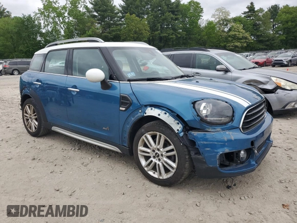 2019 MINI Countryman Cooper with VIN WMZYV5C59K3F57762, listed as a Copart auction lot 57341025 with 34,033 mi miles and Salvage title. Bid and sale history available at DreamBid. Image 4.