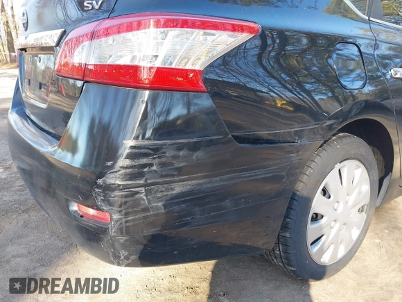 2015 Nissan Sentra S with VIN 3N1AB7AP5FY253223, listed as a IAAI auction lot 41767716 with 140,832 mi miles and . Bid and sale history available at DreamBid. Image 12.