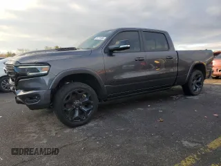 2021 Ram 1500 with VIN 1C6SRFPM0MN764764, listed as a Copart auction lot 84715984 with 52,019 mi miles and Salvage title. Bid and sale history available at DreamBid. Image 1.
