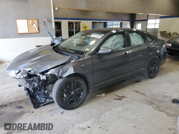 2023 Volkswagen Jetta SE с VIN 3VW7M7BU2PM027555, выставлен на аукционе Copart как лот 56424445 с пробегом 18 692 миль миль и Списание • Salvage title. История ставок и продаж доступна на DreamBid. Изображение 1.