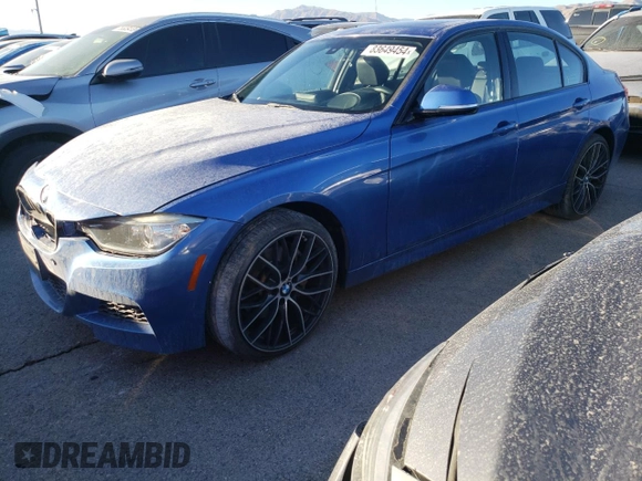 2013 BMW 3 Series ActiveHybrid 3 with VIN WBA3F9C51DF484008, listed as a Copart auction lot 83649454 with 78,925 mi miles and Salvage Title. Bid and sale history available at carsss.com. Image 1.
