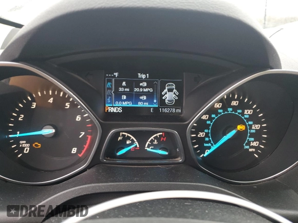 2014 Ford Escape SE with VIN 1FMCU9GX3EUE14152, listed as a Copart auction lot 45697065 with 116,278 mi miles and Salvage Title. Bid and sale history available at carsss.com. Image 9.