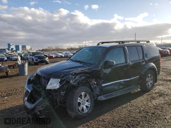 2011 Nissan Pathfinder LE z VIN 5N1AR1NB2BC603975, wystawiony jako Copart lot #84812614 z przebiegiem Nie podano mil oraz Szkoda całkowita • Salvage title. Historia ofert i sprzedaży dostępna na DreamBid. Obrazek 1.