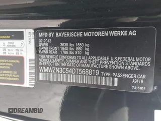2013 MINI Convertible z VIN WMWZN3C54DT568819, wystawiony jako IAAI lot #41951061 z przebiegiem 154 498 mil mil oraz . Historia ofert i sprzedaży dostępna na DreamBid. Obrazek 9.