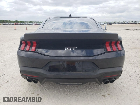 2024 Ford Mustang GT with VIN 1FA6P8CF9R5422701, listed as a Copart auction lot 53129985 with 11,027 mi miles and Clean title. Bid and sale history available at DreamBid. Image 6.