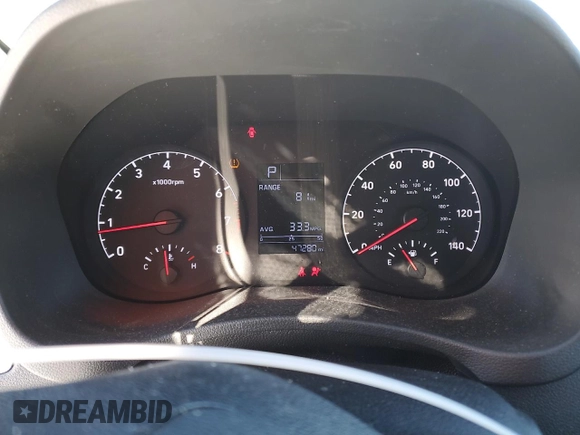 2018 Hyundai Accent SEL with VIN 3KPC24A3XJE035404, listed as a Copart auction lot 87393244 with 47,280 mi miles and Salvage Title. Bid and sale history available at carsss.com. Image 9.