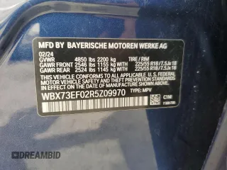 2024 BMW X1 xDrive28i z VIN WBX73EF02R5Z09970, wystawiony jako Copart lot #55577845 z przebiegiem 6 510 mil mil oraz Szkoda całkowita • Salvage title. Historia ofert i sprzedaży dostępna na DreamBid. Obrazek 14.