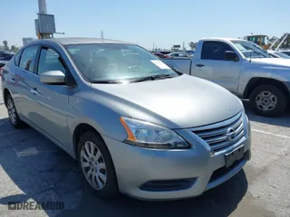 2014 Nissan Sentra SV with VIN 3N1AB7AP9EY279824, listed as a IAAI auction lot 41965233 with 155,850 mi miles. Bid and sale history available at carsss.com. Image 1.