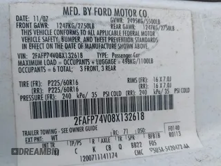 2008 Ford Crown Victoria LX z VIN 2FAFP74V08X132618, wystawiony jako IAAI lot #41436413 z przebiegiem Nie podano mil oraz . Historia ofert i sprzedaży dostępna na DreamBid. Obrazek 9.
