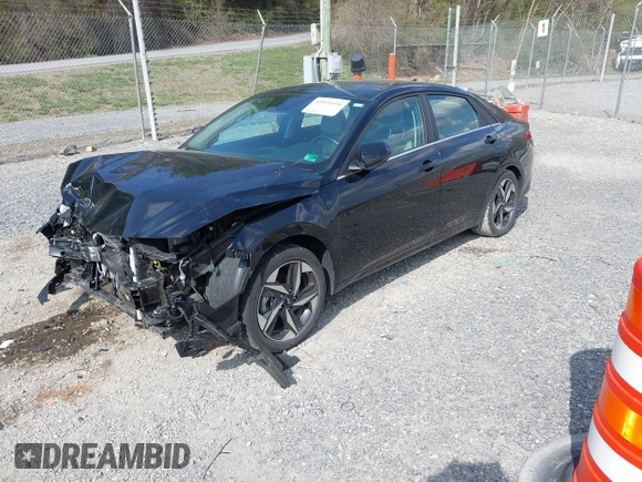 2023 Hyundai Elantra Limited with VIN KMHLP4AG4PU456898, listed as a IAAI auction lot 41899496 with 36,583 mi miles and . Bid and sale history available at DreamBid. Image 2.